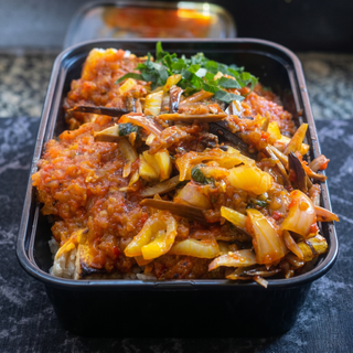 Yam, Fish and  Ugba Sauce