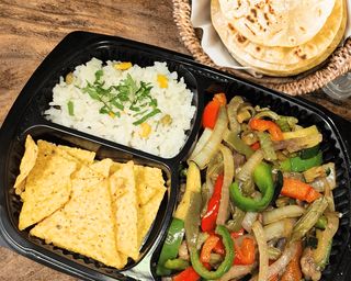 Fajitas de Verdura y Guacamole