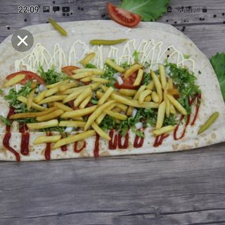 ფრი სალათით ლავაშში, სტანდარტული