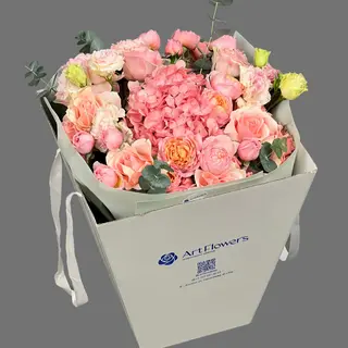 цветы Букет Art Flowers Два сердца – один цветок