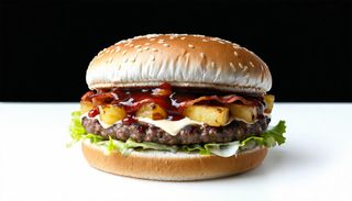 Tropical burger panino