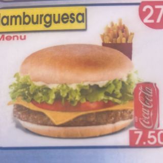 Menú Hamburguesa De Pollo