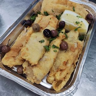 Lombinhos de Pescada c/ Molho de Marisco Dose