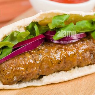 Piadina seekh kebab hot