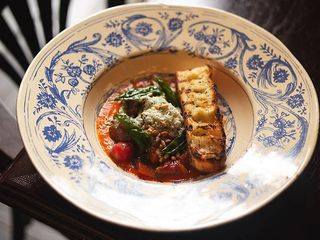 Салат із запечених овочів з сиром горгогзола (300 г)