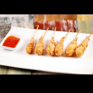 Brochette Crevettes Panées