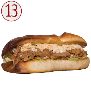 Сандвич Pulled Pork + пържени картофки (300г)