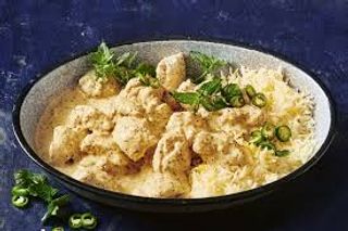 White chicken korma
