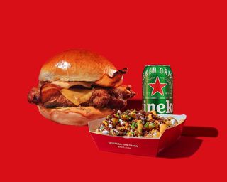 Combo Burger and Heineken Lover