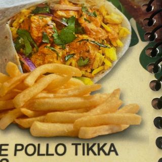 44. Durum De Pollo Tikka Y Patatas