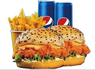 Combo chicken burger per 2 persone