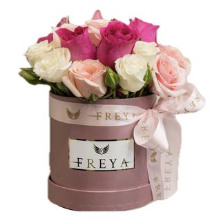 Cutie 5 miniroze culori reci