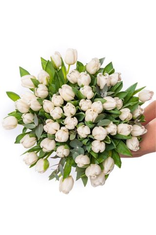 Bouquet tulipani bianchi piccolo