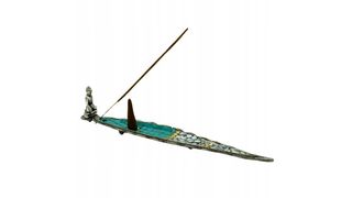 Tybetańska Podstawka pod Kadzidełka - Długi Liść z Buddą