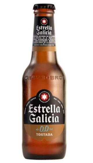 Cerveza Estrella Galicia 0,0 Tostada (330 Ml.)