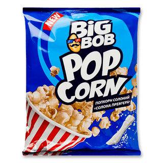 Попкорн солоний"Солона премєра 80гТМ "BIG BOB"