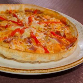 Pizza Bechamel-jamón