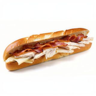 Bocadillo De Pechuga Pollo Con Queso Y Bacon