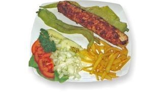 Rolovana punjena vešalica u skrami  300g