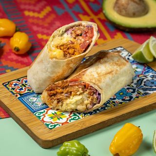Fiesta Mole Chicken Burrito