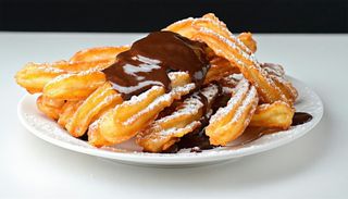 Churros con Nutella
