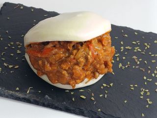 Bao tex-mex con patatas 