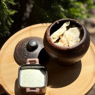 Вареники з капустою та печерицями