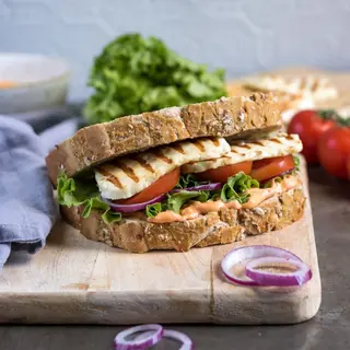Grilled Halloumi Sandwich