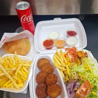  Piatto falafel menù