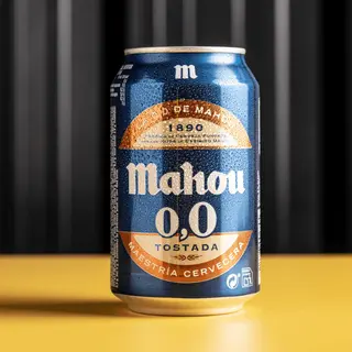 LATA MAHOU 0.0 TOSTADA