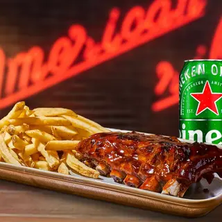 Costillas, Patatas y Heineken