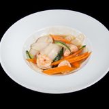 Gnocchi di riso con gamberi