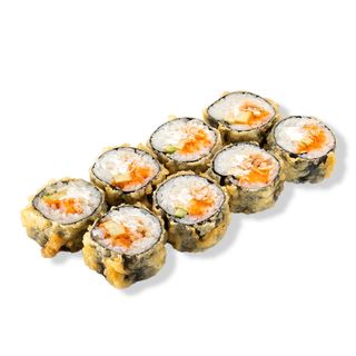 Tempura roll z pieczonym łososiem