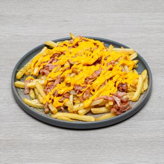 Patate al cheddar e bacon croccante