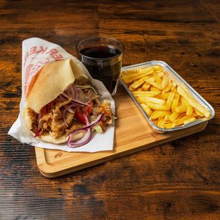 Kebab Panino, Patatine e Bibita