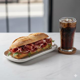 Menú Bocadillo De Jamón Teruel