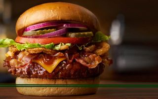 ბურგერი კართოფილი ფრით