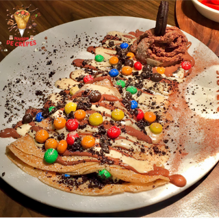 Crêpe Nutella M&M's