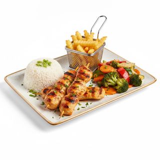 Brochettes Poulet Mariné