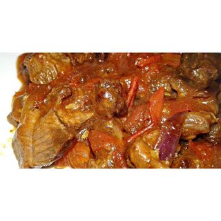 Beef Wet Fry served with ugali or rice or chapati