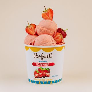 Морозиво Perfetto " Класік" - Сорбет полуничний 320 г