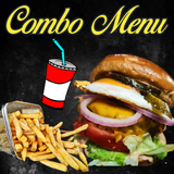 Бургер Бъфало + пържени картофи и напитка (590г)