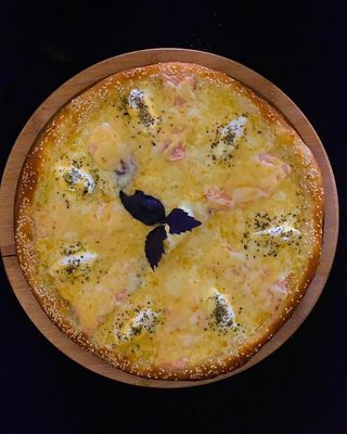 Пицца с сёмгой