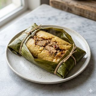 Tamal Serrano De Cerdo