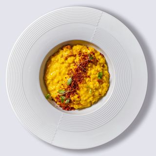 Risotto di Milanese e Gamberi