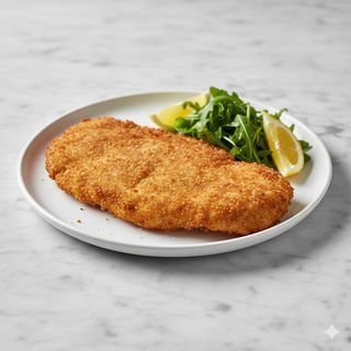 Plato De Escalopa De Pollo