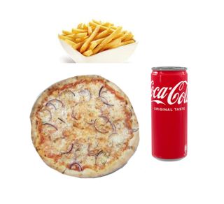 Pugliese con patatine fritte e bevanda a scelta