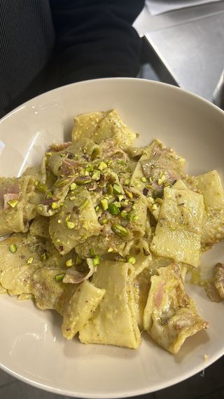Pasta Pistacchio e Mortadella