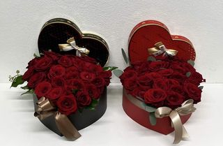 Flower box 25 crvenih ruža