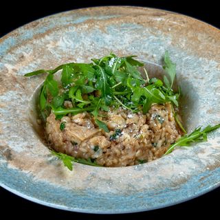 Трюфелово ризото с телешко и манатарки (400гр)